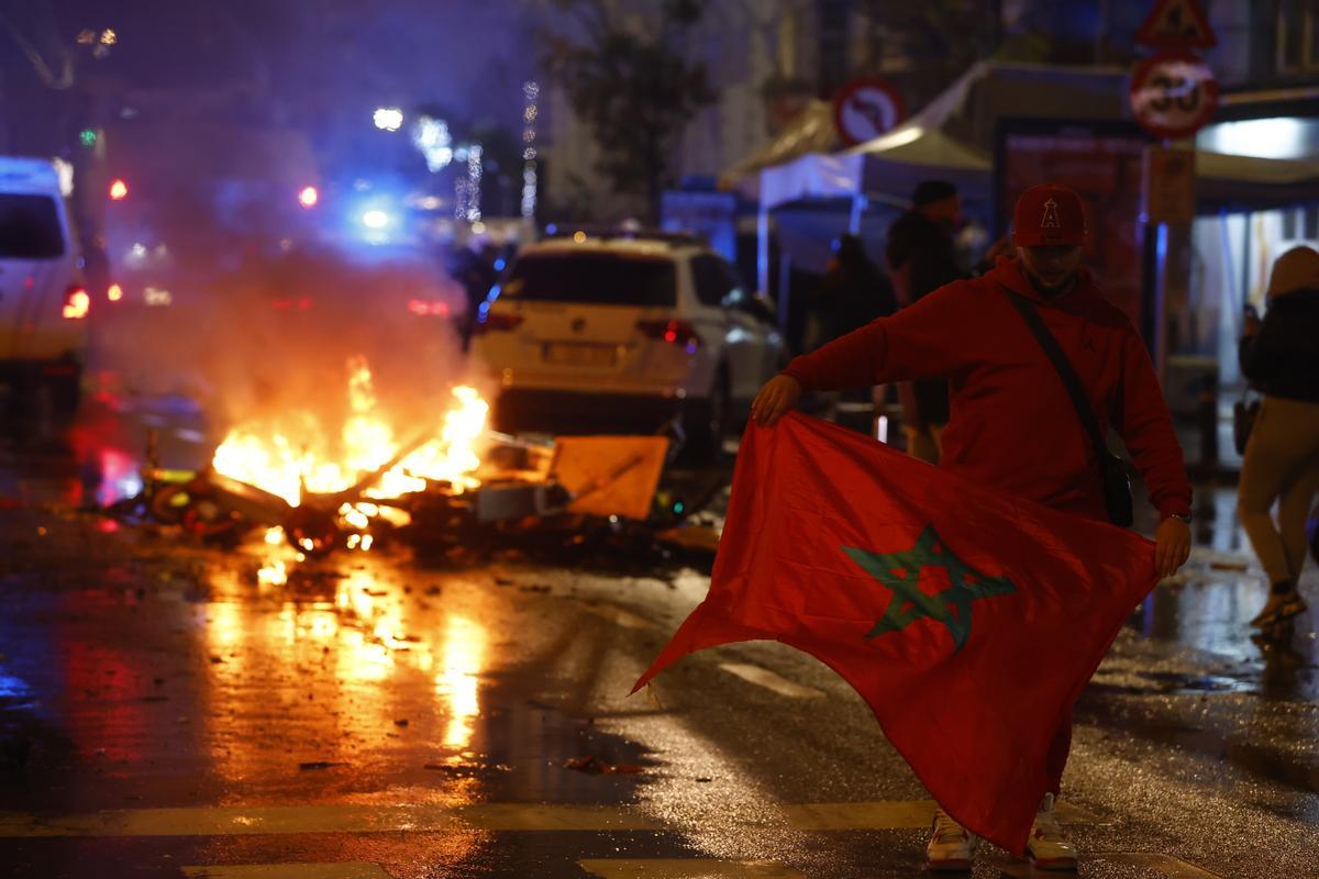 Marruecos atacará a España. Marrouies violentos en España