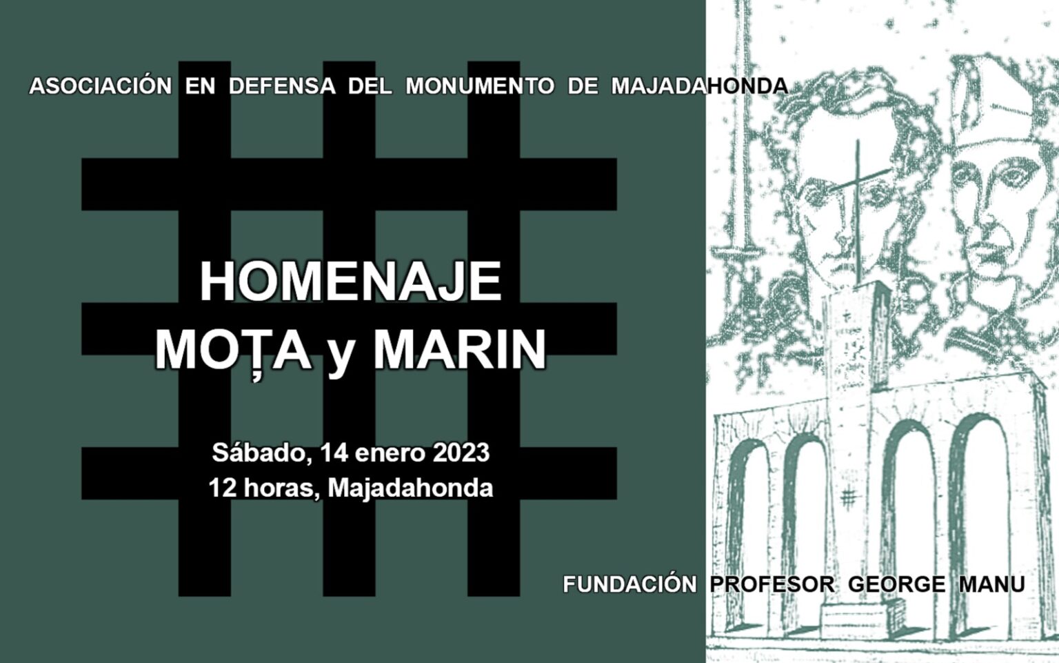 Ion Mota y Vasile Marin homenaje en Majadahonda