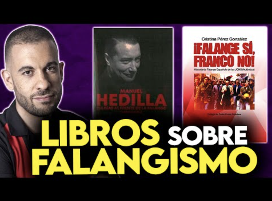 Roberto Vaquero del Frente Obrero sobre los libros falangistas